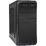 Компьютерный корпус Minitower ExeGate BA-202-UNS500 (mATX, БП UNS500 с вент. 12см, 2хUSB, аудио, черный)