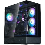 Компьютерный корпус ZALMAN P40 Prism Plus, ATX, черный, WINDOW, 3xCombo (3.5'' or 2.5