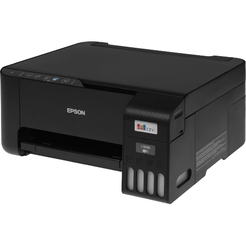 МФУ струйное Epson L3250 (C11CJ67412/C11CJ67418/C11CJ67405/C11CJ67408/C11CJ67503/C11CJ67508/C11CJ67523/C11CJ67525), A4, цветное, печ. до 33 стр/мин. (ч/б) до 15 стр/мин. (цвет), скан. до 11 стр/мин. (ч/б) 28 стр/мин. (цвет), 1440 x 5760 dpi (печать) 1200x2400dpi (скан.), USB, Wi-Fi