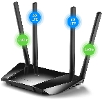 Роутер беспроводной Cudy LT400 N300 10/100BASE-TX/4G cat.4 черный