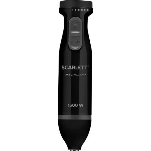 Блендер погружной Scarlett SC-HB42M47 черный, 1500 Вт