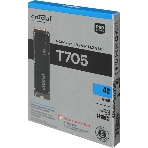 Накопитель SSD Crucial T705 4Tb PCIe Gen5 NVMe M.2 SSD CT4000T705SSD3