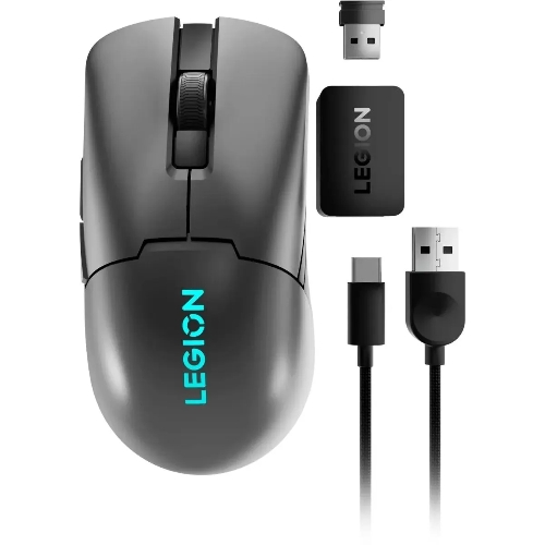 Мышь беспроводная Lenovo Legion M600s Wireless Gaming темно-серый оптическая 19000dpi BT/Radio USB (GY51H47354)