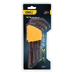 Ключ Deli Набор шестигранных ключей 