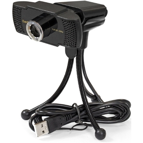 Веб-камера ExeGate BusinessPro C922 FullHD 1920x1080, 30 кадр/с, USB Type-A, микрофон (шумоподавление), универсальное крепление, штатив в комплекте