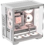 Компьютерный корпус Formula V Line Crystal Z7 PA White, ATX, TYPE-C*1, USB3.0*1, Front+Side Glass, SIDE 3x PERFORMANCE ARGB, REAR 2x PERFORMANCE ARGB
