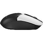 Мышь беспроводная A4Tech Fstyler FG12S белый/черный, 1200 dpi, радиоканал, USB, кнопки - 3