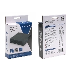 Кард-ридер Gembird FDI2-ALLIN1-02-B/черный/SD/T-Flash/Micro-SD/Micro-SDHC/Micro-SDXC/USB 2.0/метал