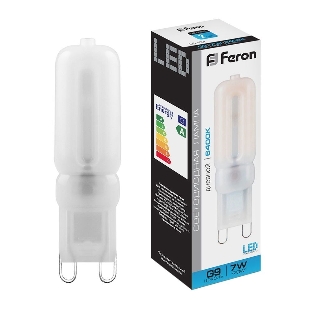 Лампа светодиодная Feron LB-431 7W 230V G9 6400K