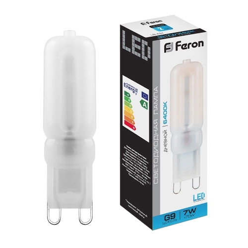 Лампа светодиодная Feron LB-431 7W 230V G9 6400K