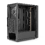 Компьютерный корпус Miditower ExeGate EVO-9211-800NPX (ATX, БП 800NPX с вент. 12см, с окном, 2хUSB+1хUSB3.0, HD аудио, черный, 1 вент. с RGb подсветкой)