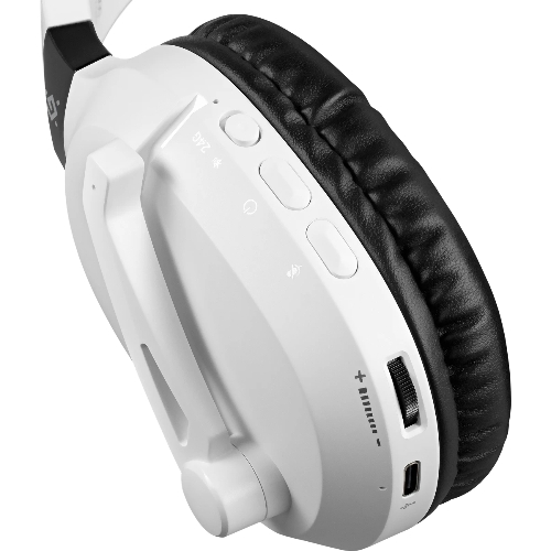 Гарнитура Defender Phantom Pro белый, беспроводная + проводная, Bluetooth, USB / mini jack 3.5 мм