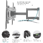 Кронштейн Kromax ATLANTIS-80 черный для LED/LCD телевизоров 32