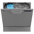 Посудомоечная машина Korting KDFM 25358 S, серебристый, 55 см, 8 компл., сушка конденсационная, 49 дБ, класс A+