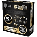 Кабель аудио-видео Cactus CS-HDMI-AOC-2.1-10 HDMI (m)/HDMI (m) 10м. позолоч.конт. черный