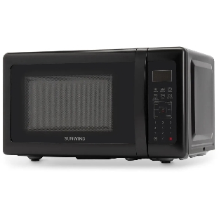Микроволновая печь SunWind SUN-MW007 черный, 20 л, 700 Вт, переключатели - сенсор