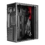 Компьютерный корпус Miditower ExeGate AA-443-UNS350 (ATX, БП UNS350 с вент. 12см, 2хUSB+HD Audio, черный)