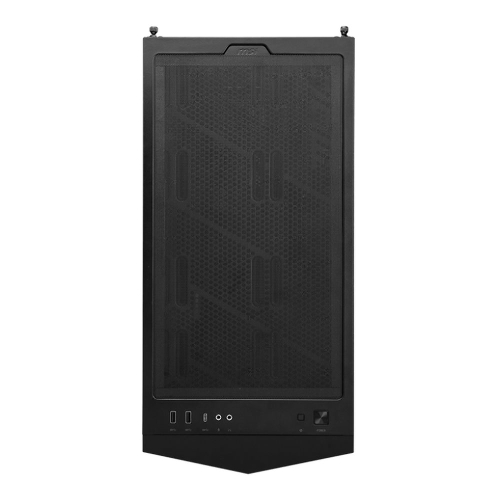 Компьютерный корпус MSI MPG GUNGNIR 300P AIRFLOW Midi Tower, EATX, 2xUSB 3.2 Gen 1, 1xUSB 3.2 Gen2 Type-C, 4x120мм PWM black Fan, 1x80мм Fan, 2x 6015 Fan, MPG PCI-E 4.0 X16 RISER CABLE, Tempered Glass Window