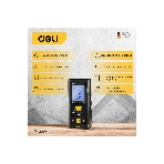 Лазерный дальномер Deli DL4168 (Диапазон измерения 0,05~40м, точность измерения: ±3мм)