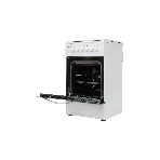 Плита комбинированная Kraft KF-FSK5302EW белый, конфорок 4 газовых, духовка 58 л, 50 см x 85.5 см x 55 см