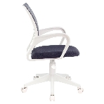 Кресло Бюрократ CH-W695NLT TW-04 TW-12 темно-серый, сетка/ткань, 120 кг, механизм качания