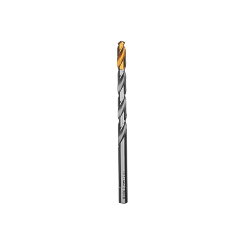 Сверло спиральное по металлу Denzel 12 x 205 мм, Р6М5, Golden Tip, удлиненное