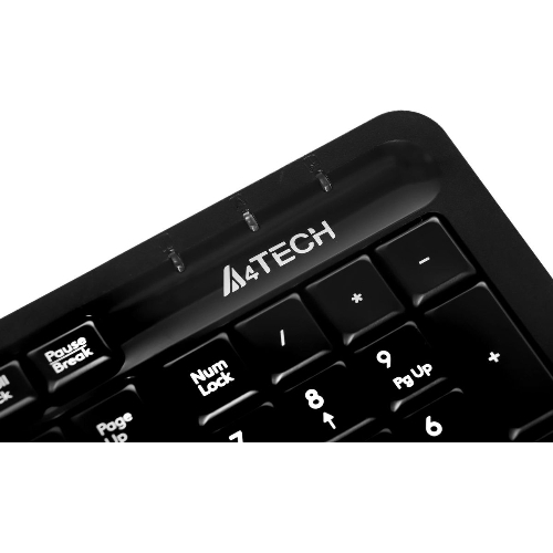 Комплект клавиатура+мышь A4Tech FStyler FG1012 беспроводной, USB, 1200 DPI, черный