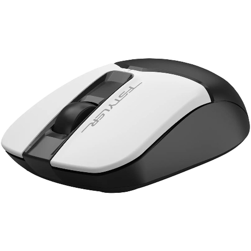 Мышь беспроводная A4Tech Fstyler FG12S белый/черный, 1200 dpi, радиоканал, USB, кнопки - 3