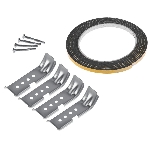 Газовая варочная панель Maunfeld EGHE.64.3STS-EB/G, 4 конфорки, эмалированная сталь, черный