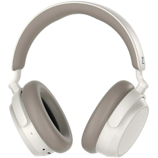 Беспроводные/проводные наушники Sennheiser Accentum Plus белый, полноразмерные, Bluetooth + Jack 3.5 мм, активное шумоподавление, до 50 ч