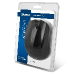 Мышь беспроводная SVEN RX-400W черный, 1400 dpi, радиоканал, USB, кнопки - 4
