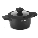 Кастрюля Rondell Walzer RDA-766, 4.7 л, 24 см, с крышкой, черный