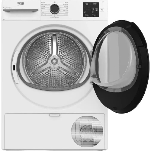 Сушильная машина Beko BM3T37220 белый, 7 кг, сушка - тепловой насос, программ - 15, 59.8 x 84.6 x 54.5 см