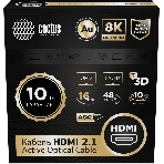 Кабель аудио-видео Cactus CS-HDMI-AOC-2.1-10 HDMI (m)/HDMI (m) 10м. позолоч.конт. черный