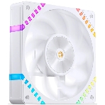 Вентилятор для корпуса JONSBO HF2-120WR Reverse (120x120x25мм, 4-pin PWM, ARGb, 63.3CFM, 29.5dBA, 2200RPM, белый)