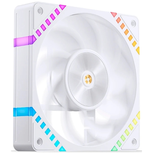 Вентилятор для корпуса JONSBO HF2-120WR Reverse (120x120x25мм, 4-pin PWM, ARGb, 63.3CFM, 29.5dBA, 2200RPM, белый)