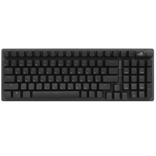 Клавиатура ASUS Strix Scope II 96 гибридная, Bluetooth, радиоканал, чёрный