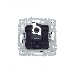 Розетка компьютерная IEK BRITE РК10-БрМ RJ45 кат.5E маренго