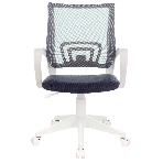 Кресло Бюрократ CH-W695NLT TW-04 TW-12 темно-серый, сетка/ткань, 120 кг, механизм качания