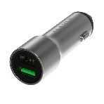 Автомобильное зарядное устройство Maxvi CCM-M242 metallic silver 2.4A 2xUSB