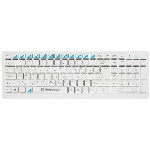 Комплект клавиатура+мышь Defender Skyline 895 беспроводной, USB, 2000 DPI, белый
