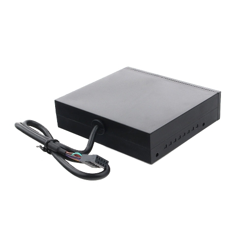 Кард-ридер Gembird FDI2-ALLIN1-02-B/черный/SD/T-Flash/Micro-SD/Micro-SDHC/Micro-SDXC/USB 2.0/метал