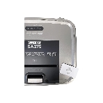 Шредер Office Kit SA375 серый/черный с автоподачей (секр.P-4) фрагменты 375лист. 42лтр. скрепки скобы пл.карты CD
