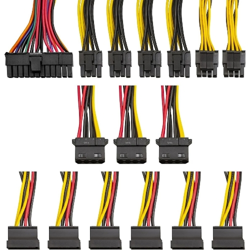 Блок питания ExeGate 750PPE, 750W, (ATX, APFC, SC, КПД 80% (80 PLUS), 12cm fan, 24pin, 2x(4+4)pin, 4xPCI-E, 6xSATA, 3xIDE, черный, кабель 220V 1,8м с защитой от выдергивания)