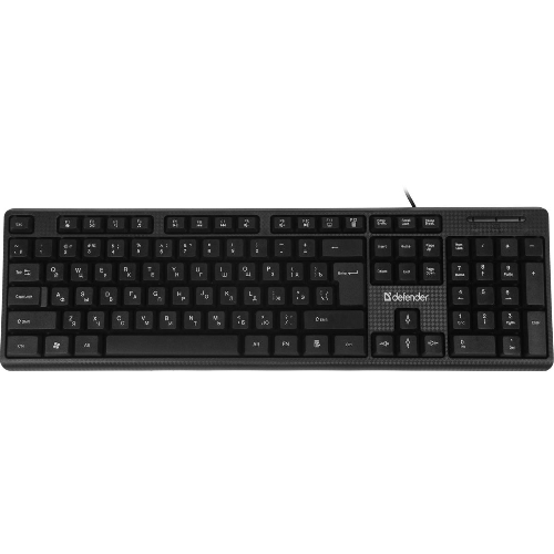 Комплект клавиатура+мышь Defender Line C-511 проводной, USB, 1000 DPI, чёрный