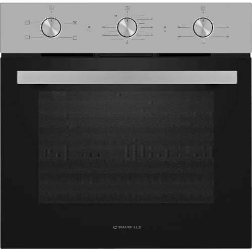 Шкаф духовой электрический Maunfeld AEOC6040S, 60л, дверца с 3 стеклами, нержавеющая сталь