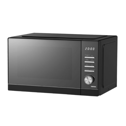 Микроволновая печь Centek CT-1564 черный, 23 л, 800 Вт, переключатели - кнопки, поворотный механизм