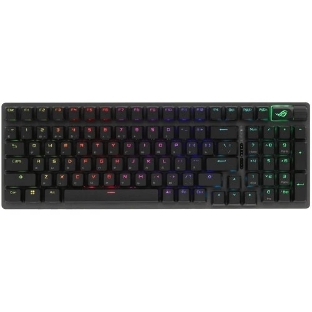 Клавиатура ASUS Strix Scope II 96 гибридная, Bluetooth, радиоканал, чёрный