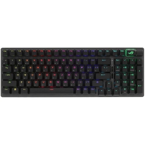 Клавиатура ASUS Strix Scope II 96 гибридная, Bluetooth, радиоканал, чёрный