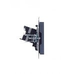 Розетка компьютерная IEK BRITE РК10-БрМ RJ45 кат.5E маренго